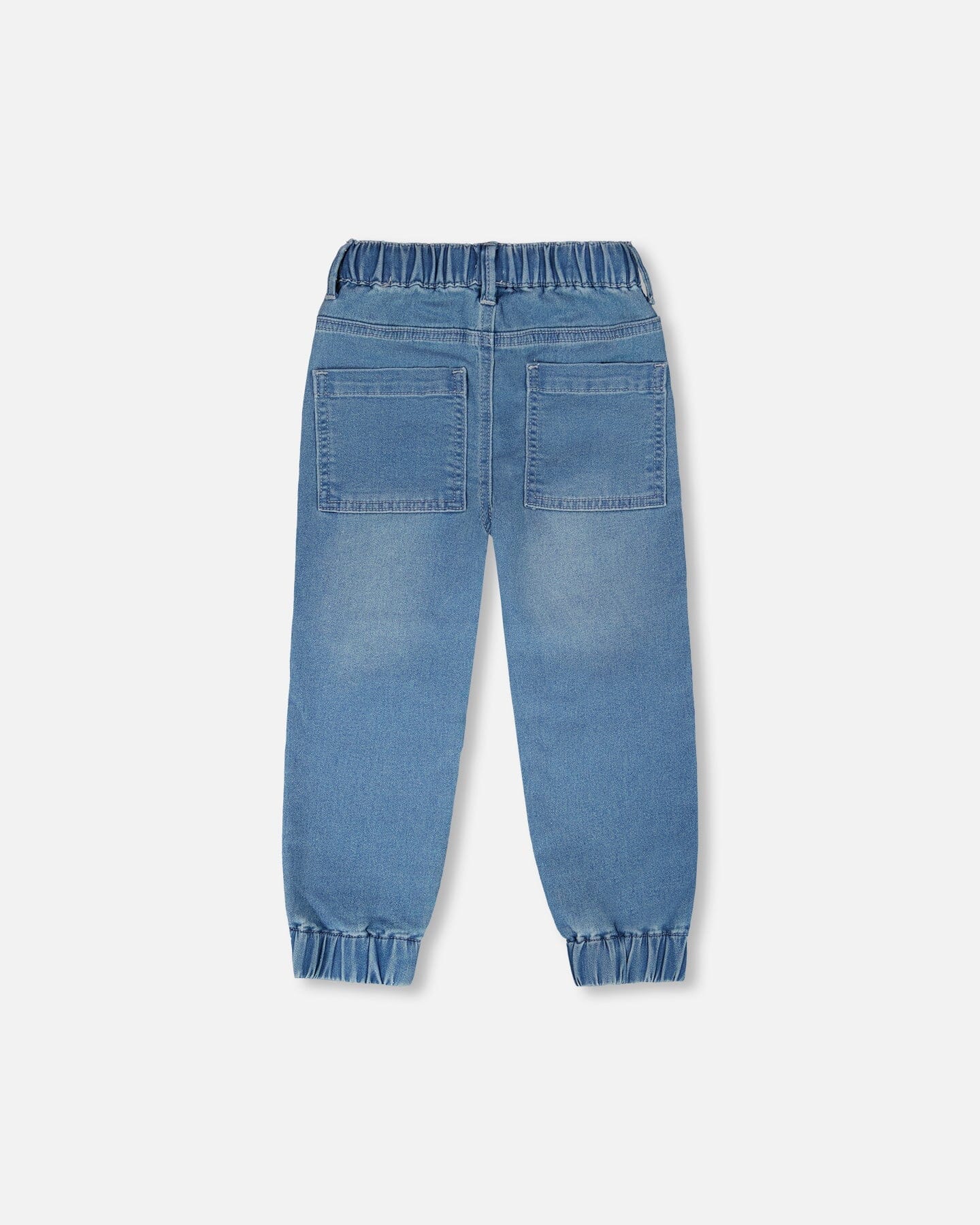 Jogger en denim French terry extensible bleu clair | Extensible Light Blue French Terry Denim Jogger
