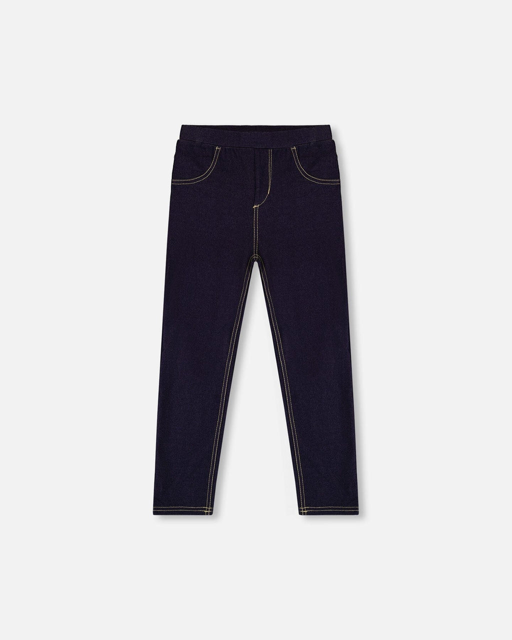 Navy Blue Denim Jeggings : Jeggings en denim bleu marine