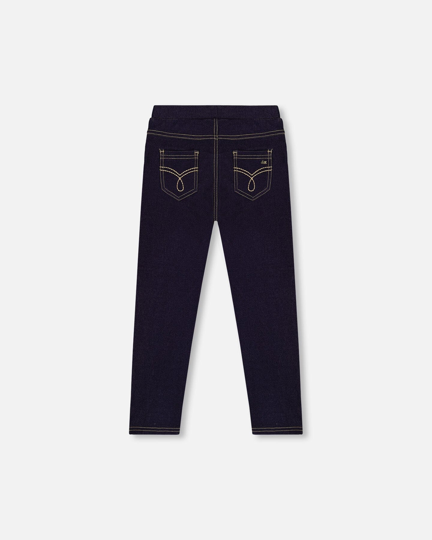 Navy Blue Denim Jeggings : Jeggings en denim bleu marine
