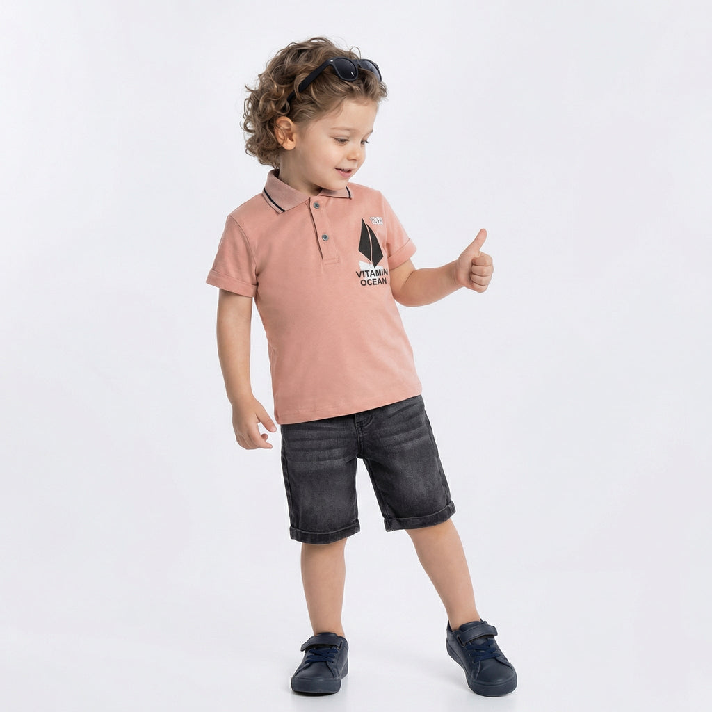 Baby Sailor Denim Set : Ensemble en denim pour bébé marin