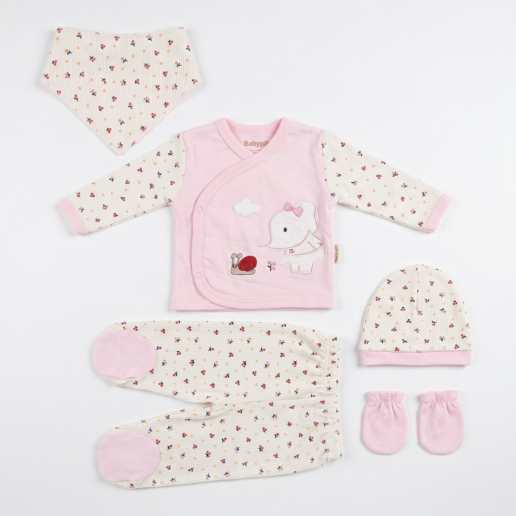 Cute Friends Newborn 5PC Set : Ensemble de 5 pièces pour nouveau-né Cute Friends