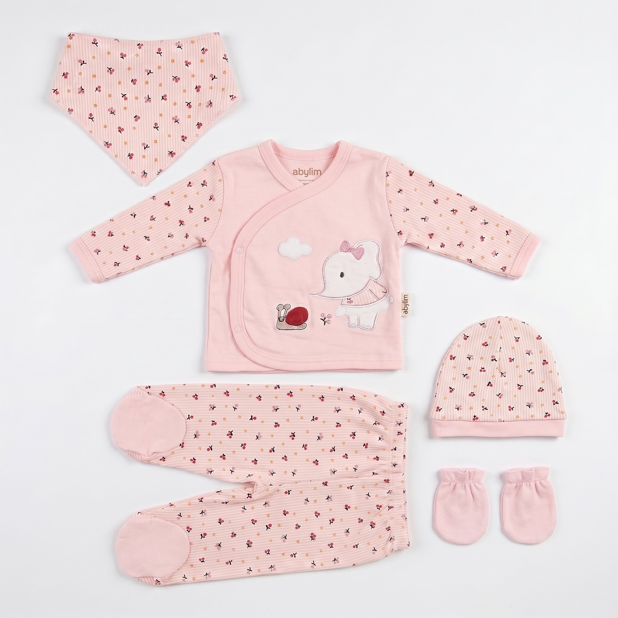 Cute Friends Newborn 5PC Set : Ensemble de 5 pièces pour nouveau-né Cute Friends