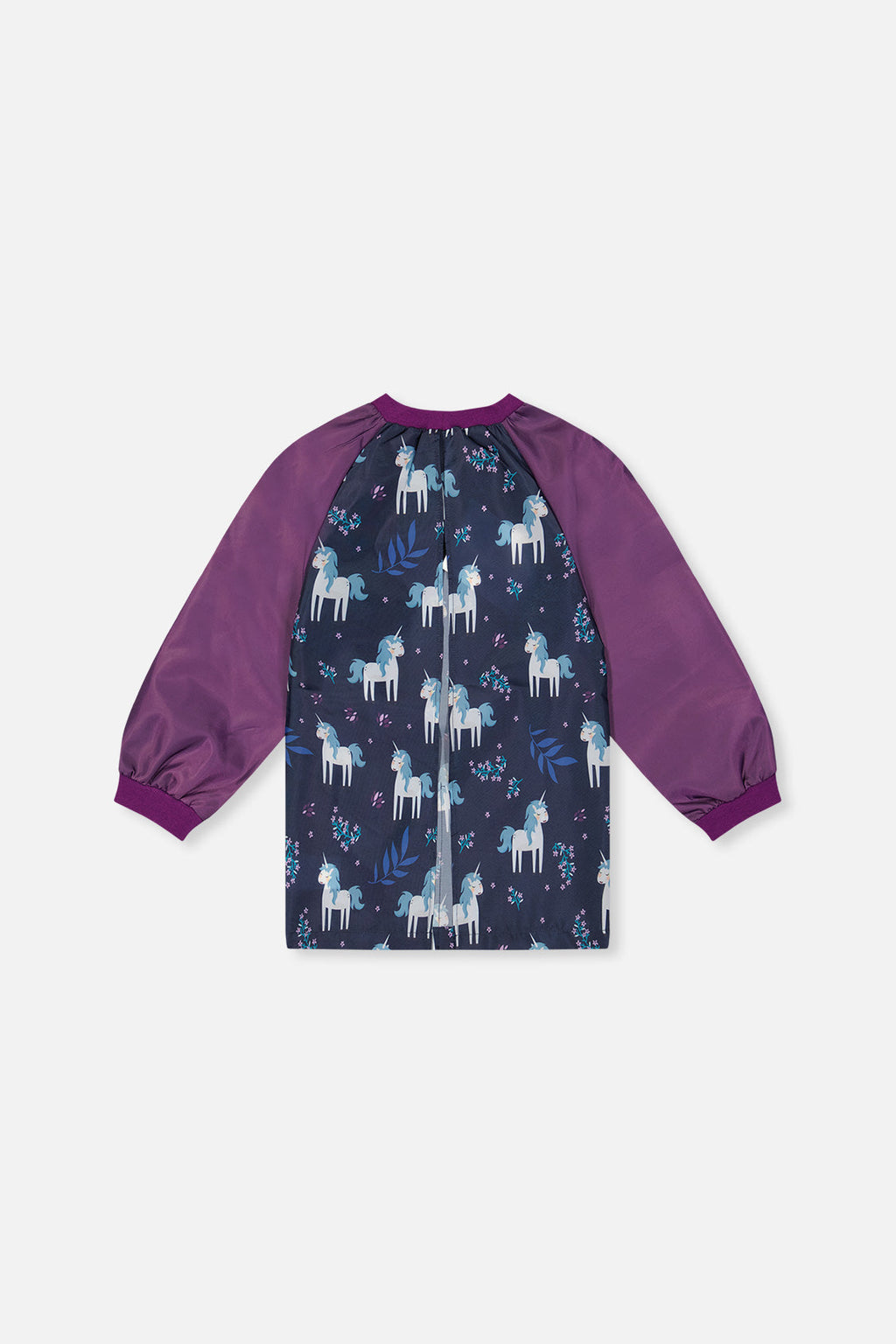 Apron Blue And Purple Unicorn Print