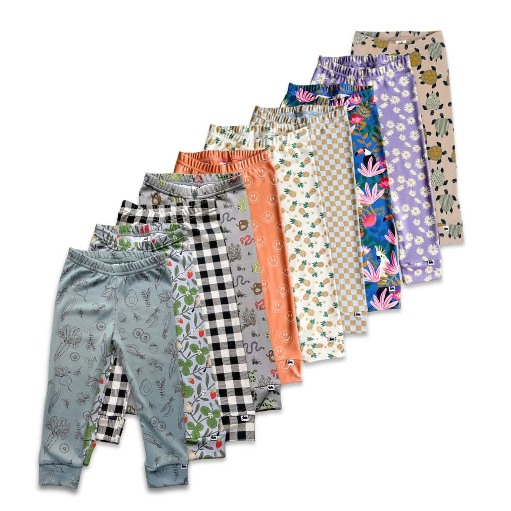 Kids' Bamboo Leggings | Pineapple : Leggings en bambou pour enfants | Ananas