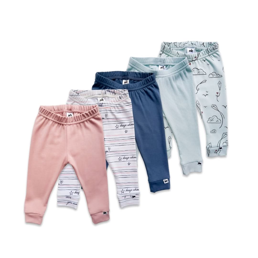 Baby Bamboo Leggings | Navy : Leggings en bambou pour bébé | Bleu marine