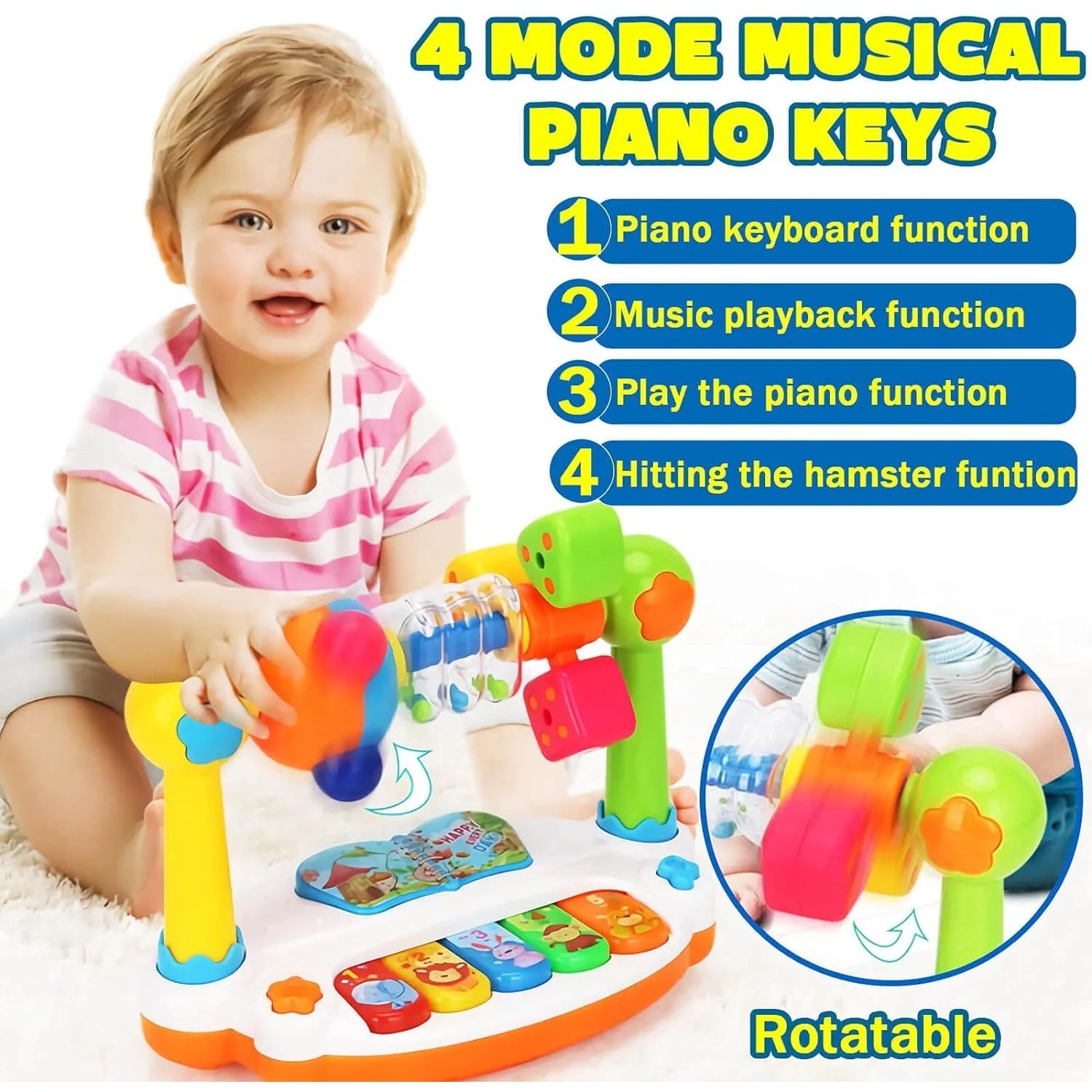 Toy piano for Children : Jouet piano pour enfants.