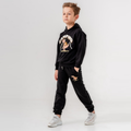 Camping Boy Cotton Joggers Set : Ensemble de jogging en coton pour garçon, idéal pour le camping