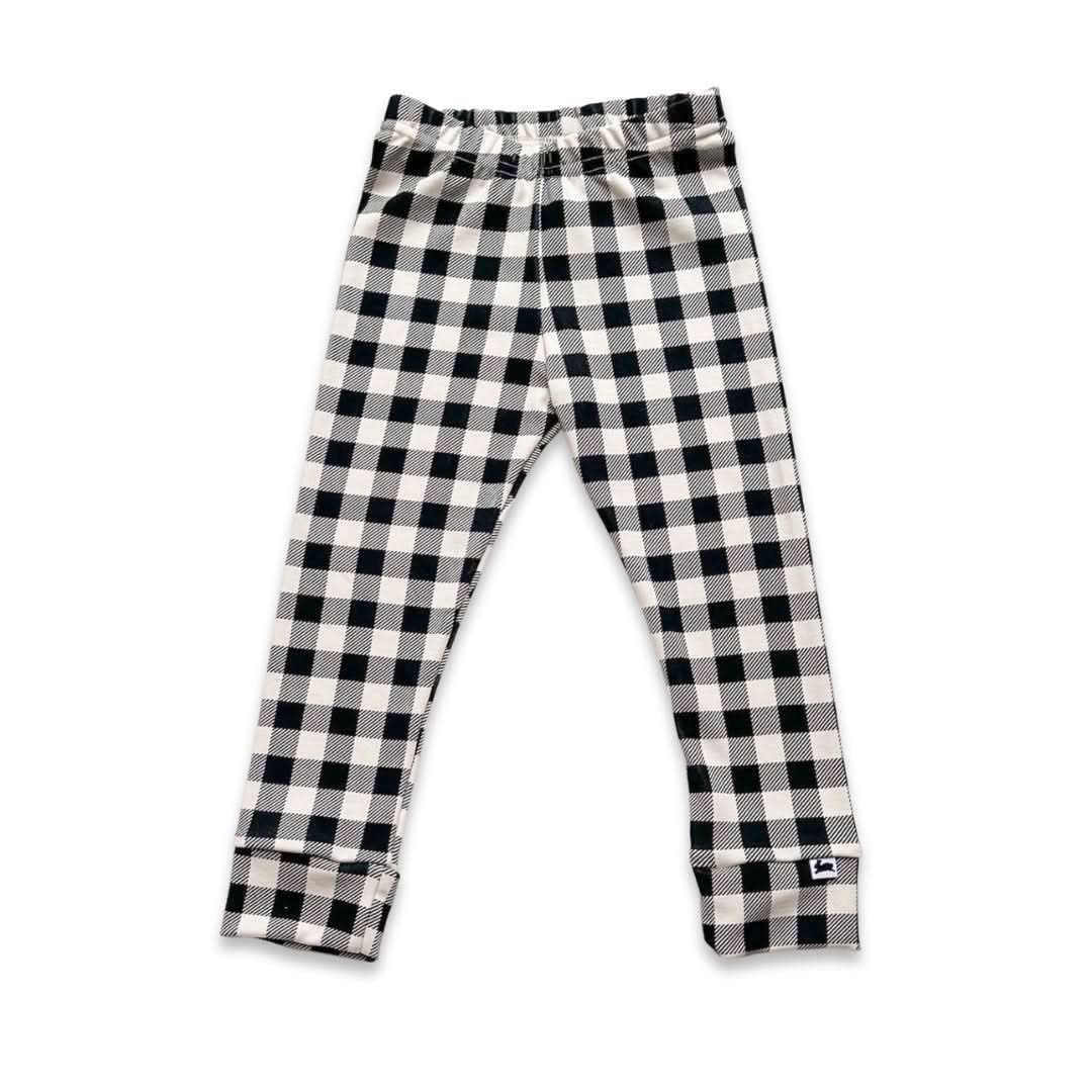Kids' Bamboo Leggings | Bison Plaid