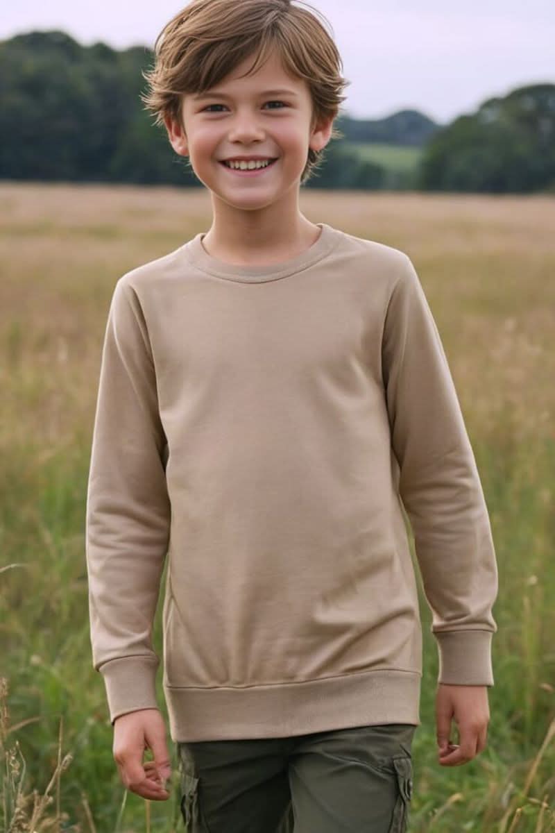 Baby Bamboo Pullover | Terracotta : Pull bébé en bambou | Terracotta