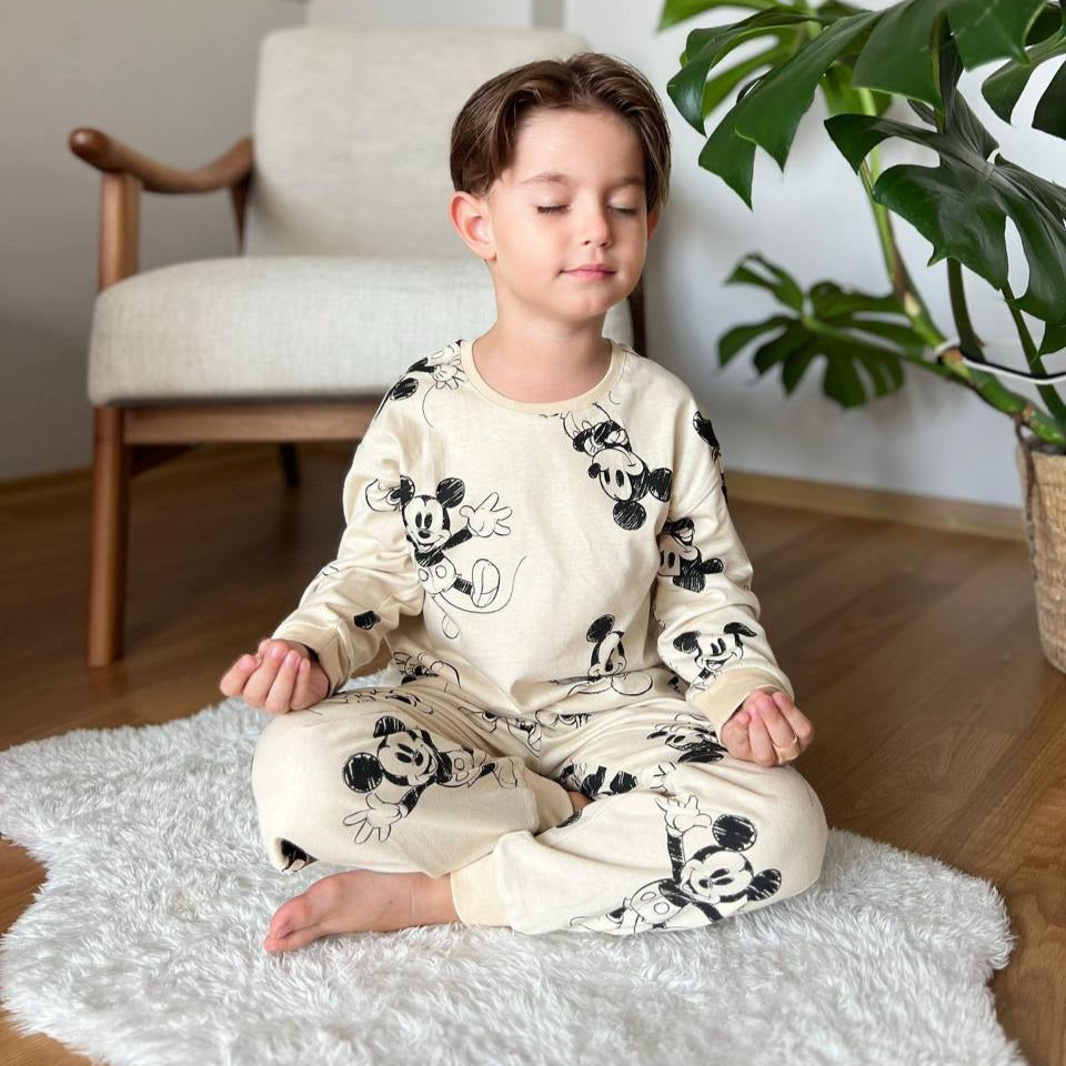 Unisex Cotton Pyjama Set : Ensemble pyjama unisexe en coton